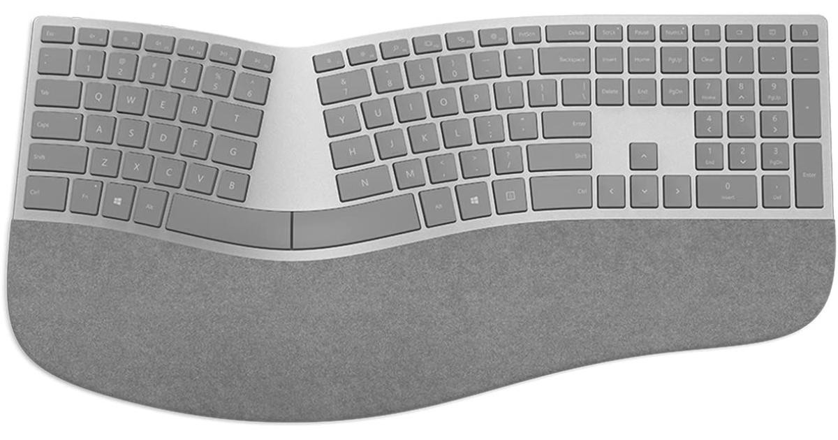 Microsoft Surface Ergonomic Keyboard Bluetooth Gray | Green Dara