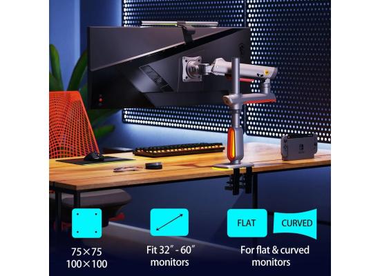 NB North Bayou L70 RGB Gaming Monitor Arm for 32-60 Inch Screens
