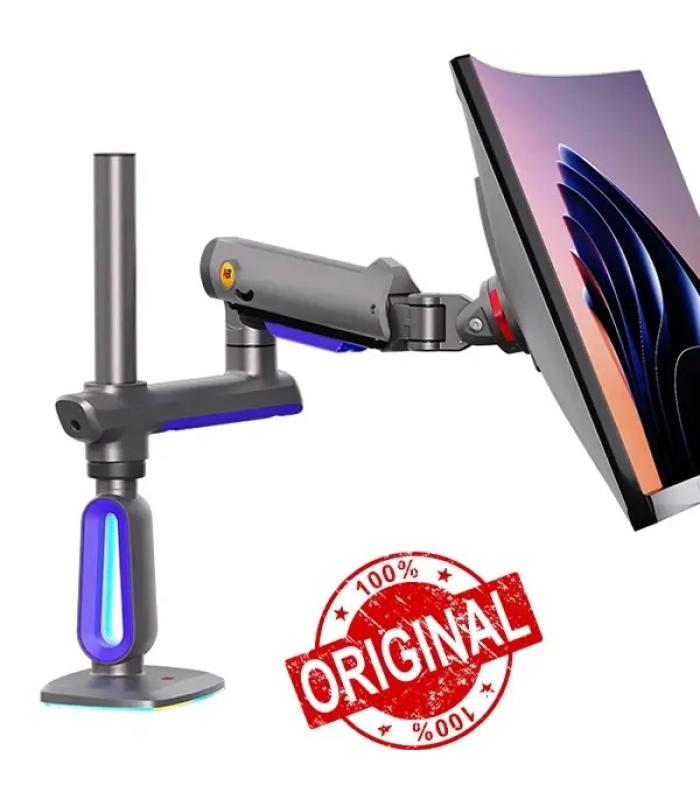 NB NORTH BAYOU G80 Gaming Monitor Stand ARM RGB Desk Mount for 32-inch to 60-inch Monitors