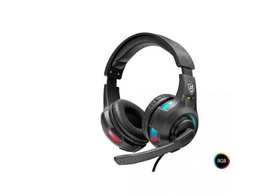 Headset Streaming Gaming KR-GM404 with RGB light 7.1 surround for PC Laptop Computer PS4 PS5