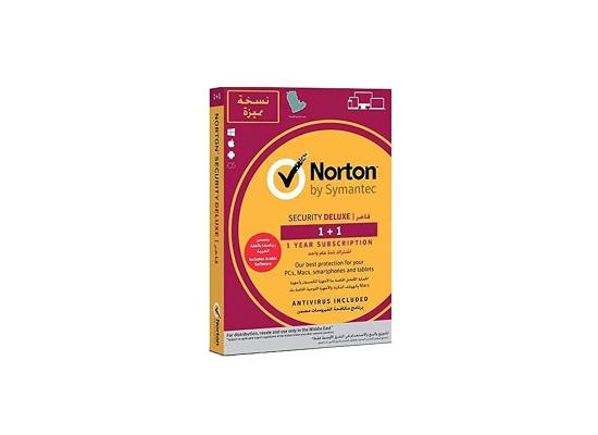 Norton Security Deluxe Antivirus Middle East 1 Year 1+1 Users