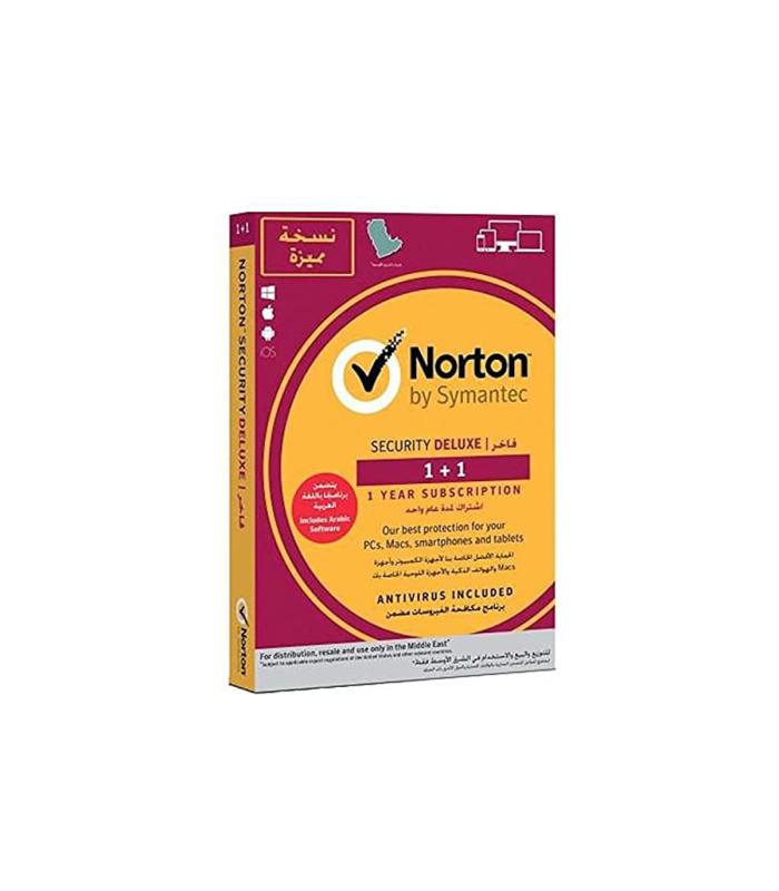 Norton Security Deluxe Antivirus Middle East 1 Year 1+1 Users Norton Security Deluxe Antivirus Middle East 1 Year 1+1 Users