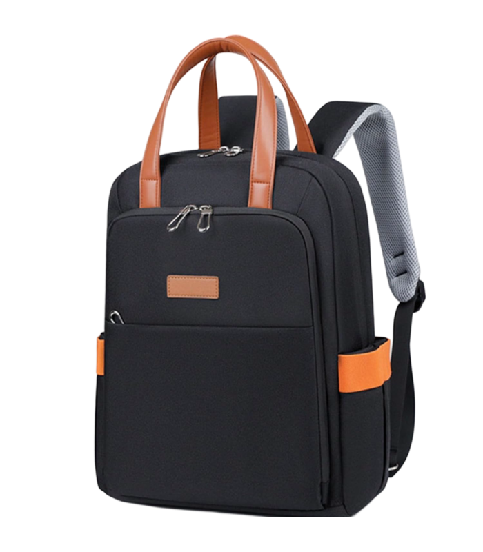 Okade S64 13.3"-14" Stylish Multifunctional Laptop Backpack - Black