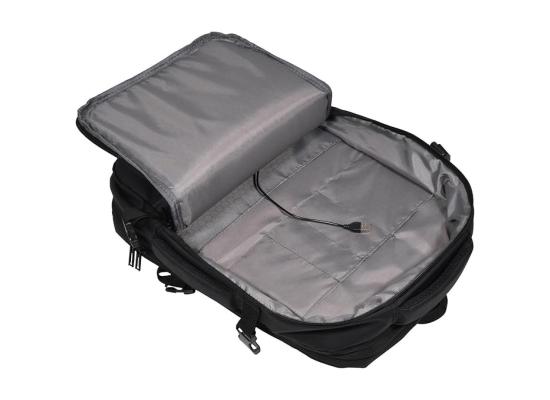 Waterproof S1904 Laptop 17.3" Backpack with USB Port -Black