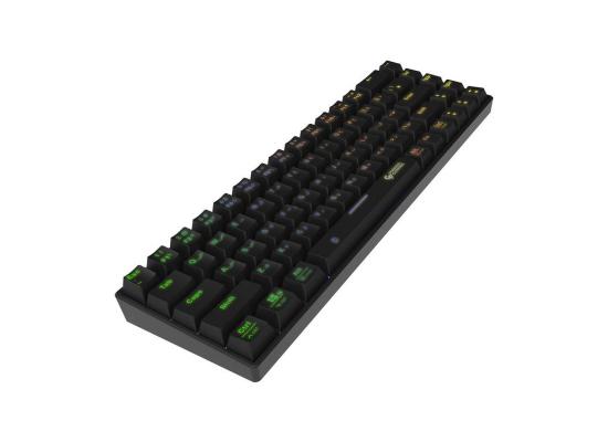 PORODO Gaming Keyboard(Mechanical ) with Wired and Bluetooth ( English / Arabic )