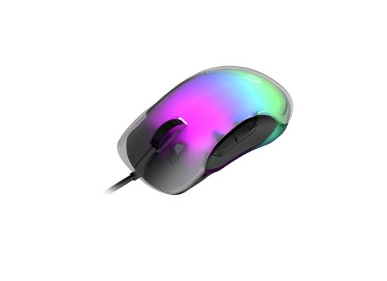 PORODO Gaming Mouse RGB 8D Crystal Shell 12800 DPI