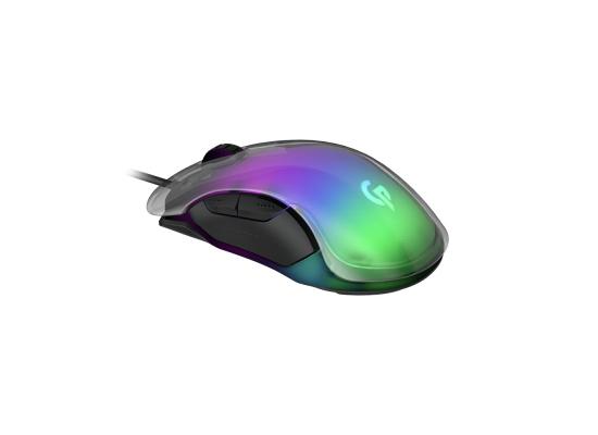 PORODO Gaming Mouse RGB 8D Crystal Shell 12800 DPI