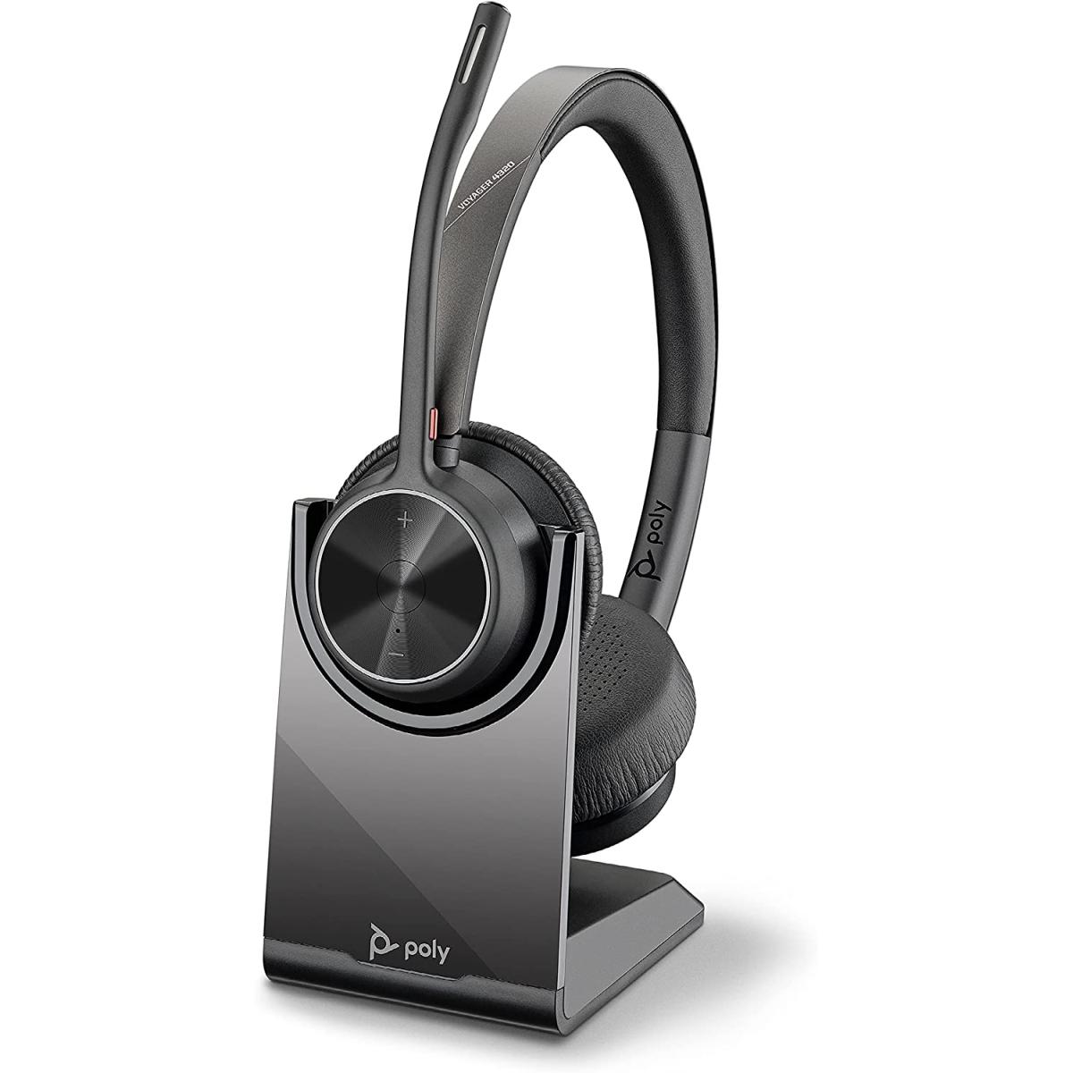 Ploy Voyager 4320 UC Wireless Headset with Charge Stand