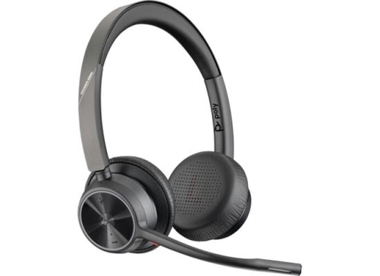 Poly Voyager 4320 Bluetooth Stereo Headset with BT700 USB-A Dongle – Microsoft Teams Certified