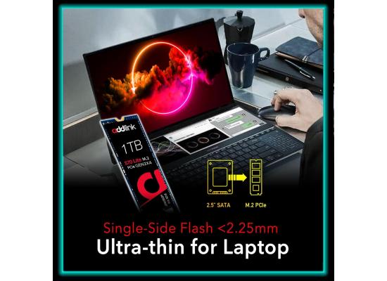 Addlink S70 Lite 1TB Ultra  Solid State Hard Drive - M.2 2280 PCIe 3.0 NVMe Gen3X4 3D NAND SSD (ad1TBS70M2P)
