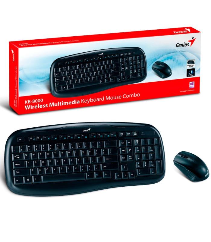 Genius Wireless Twin Touch Keyboard + Mouse KB-8000
