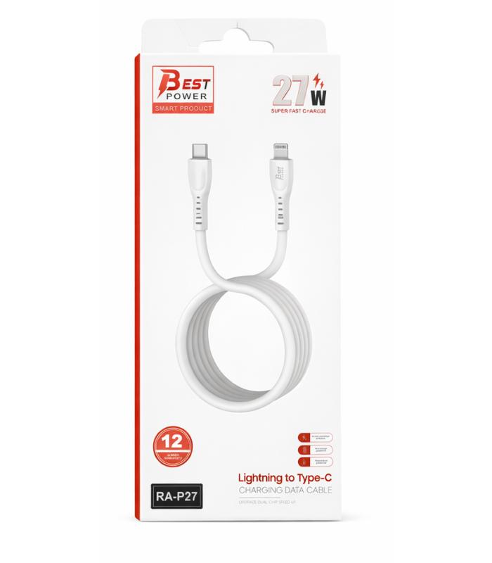 Best Power RA-P27 27W USB-C to  Lightning  Fast Charging Cable