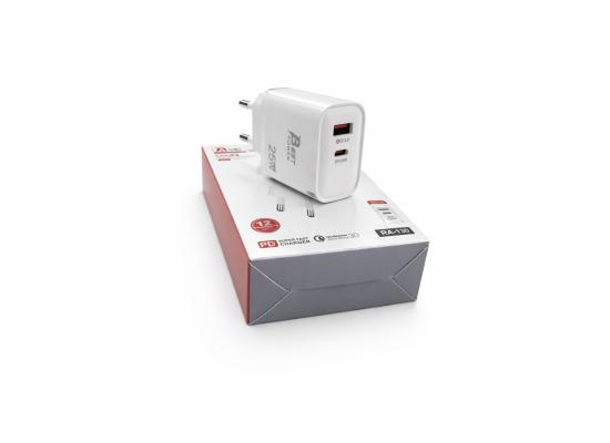 Best Power RA-130 - Dual Port Charger 25W - PPS Protocol - Type-C and A - QC3.0