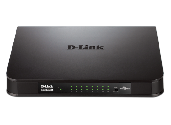D-Link 16-Port 10/100 Mbps Unmanaged Switch