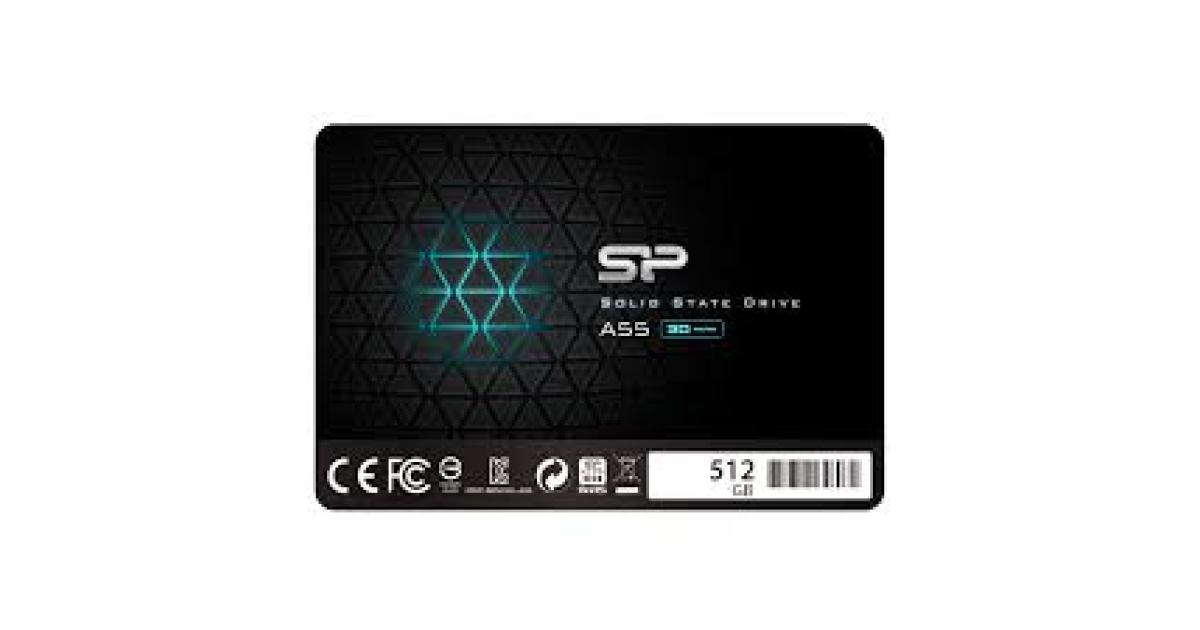 Silicon Power 512GB A55 3D NAND SSD | Green Dara Stars for Computers