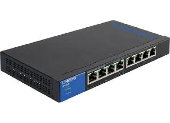 Linksys 8-Port 10/100/1000 Mbps POE Switch