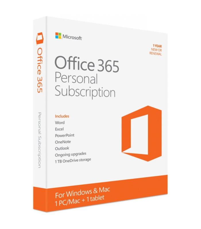 Microsoft Office 365 Personal / 12-month , 1 person, PC/Mac