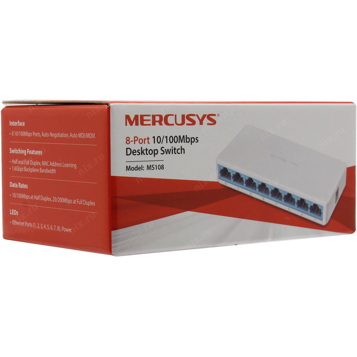 Mercusys 8-Port 10/100 Mbps Unmanaged Switch
