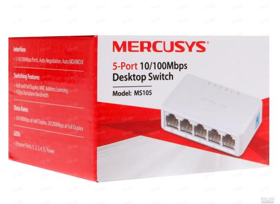 Mercusys 5-Port 10/100 Mbps Unmanaged Switch
