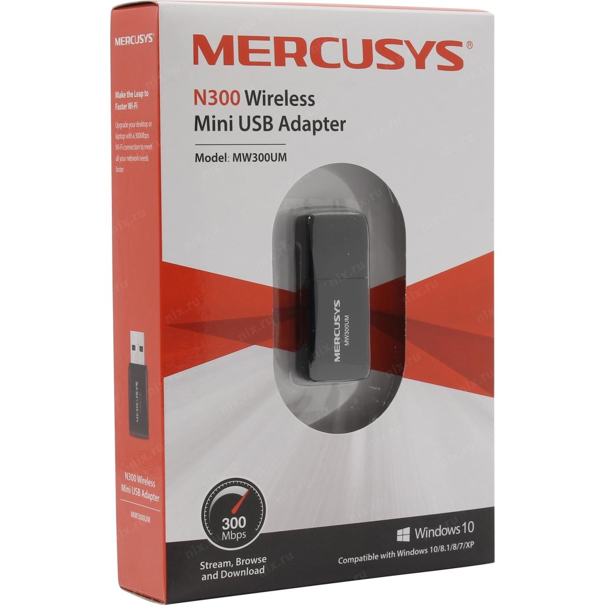 Mercusys MW300UM WIRELESS N300  USB ADAPTER