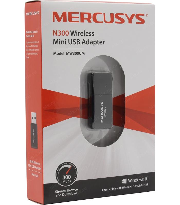 Mercusys MW300UM WIRELESS N300  USB ADAPTER