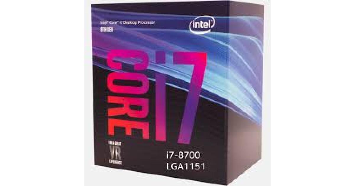 CPU intel core i7 8700 box Intel Processor i7-8700 | Green Dara Stars for Computers