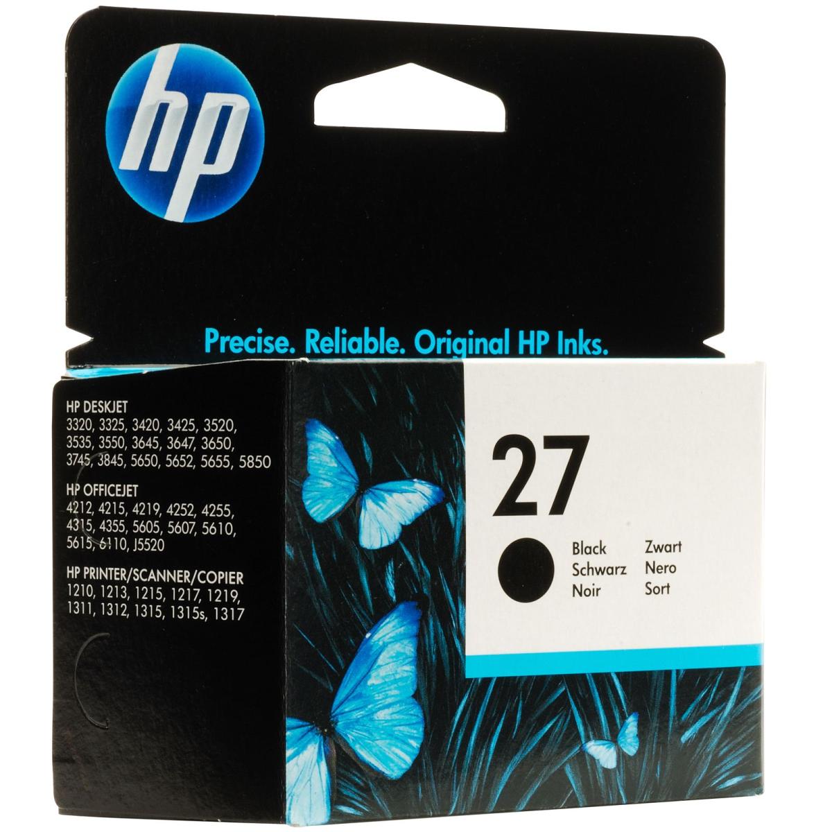 Cartridge HP Inkjet No 27 Black