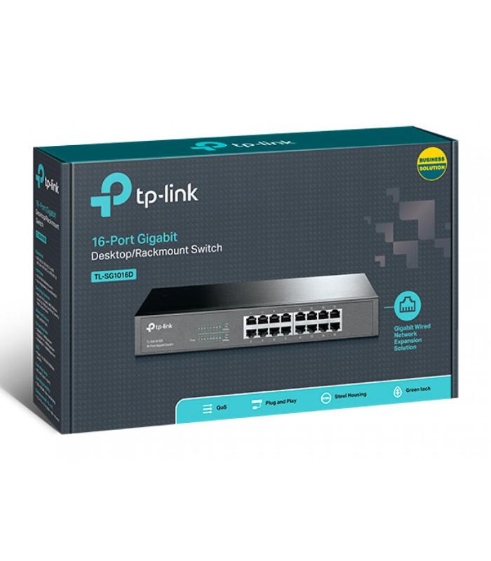 TP-Link TL-SG1016D 16-Port Gigabit Desktop Switch