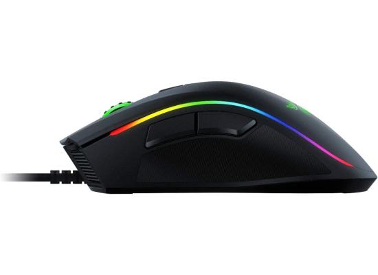Razer Mamba Elite Wired Gaming Mouse: 16K DPI Optical Sensor - Chroma RGB Lighting - 9 Programmable Buttons - Mechanical Switches