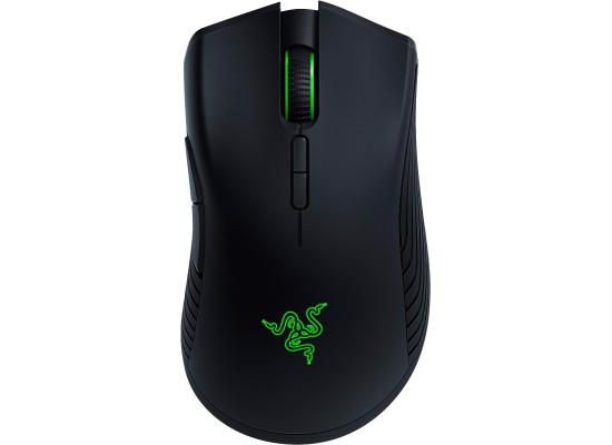 Razer Mamba Wireless Gaming Mouse: 16K DPI Optical Sensor - Chroma RGB Lighting - 7 Programmable Buttons - Mechanical Switches - Up to 50 Hr Battery Life