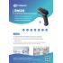 SUNLUX RW20 2D Wireless Barcode Scanner 2.4G Bluetooth 100m 2600mAh