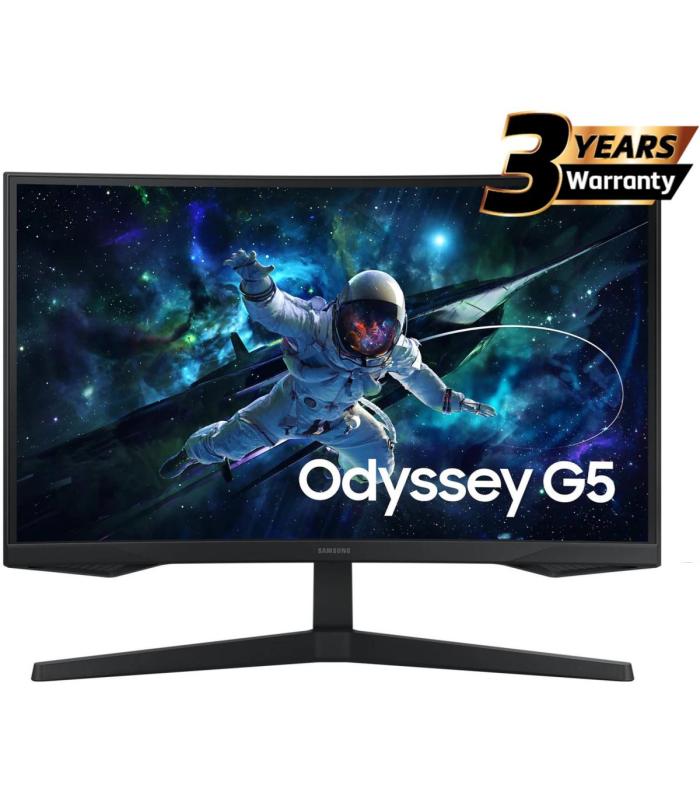 Samsung Odyssey G5 (CG55) 27" Gaming Monitor VA, 2K QHD (2560 x 1440), 165Hz, 1Ms, HDR10, 1000R Curved