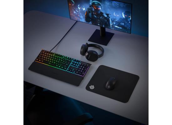 SteelSeries Ultimate Gaming Bundle - 4 piece set (Headset Arctis 1 Wireless + Keyboard APEX 3 + Mouse RIVAL 3 Wireless + Mouse pad QcK MEDIUM)