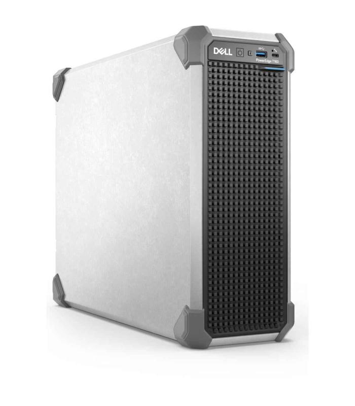 Dell PowerEdge T160 Tower Server, Intel Xeon E-2414 Up To 4.5GHz, 16GB DDR5 Memory, 2TB 7.2K 3.5 HDD w/ 300W Bronze PSU (3 Years Warranty)