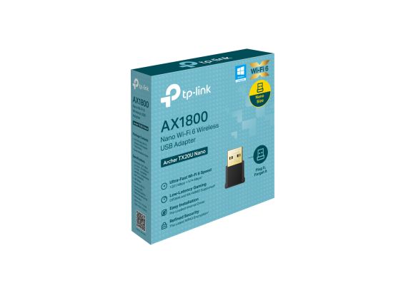 TP-Link Archer TX20U Nano - AX1800 Wi-Fi 6 Wireless USB Adapter