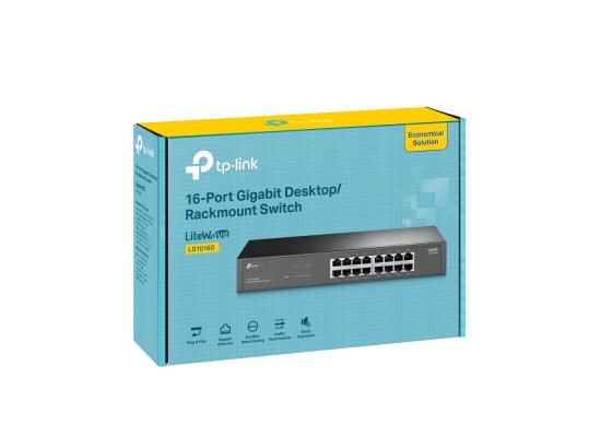 TP-Link LS1016G - 16-Port Gigabit Desktop/Rackmount Switch