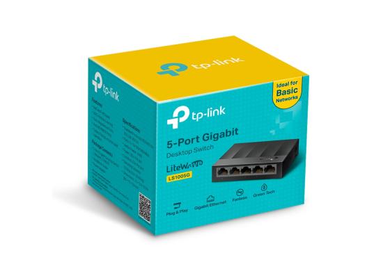 TP-Link LS1005G 5-Port Gigabit Desktop Switch | 10/100/1000Mbps