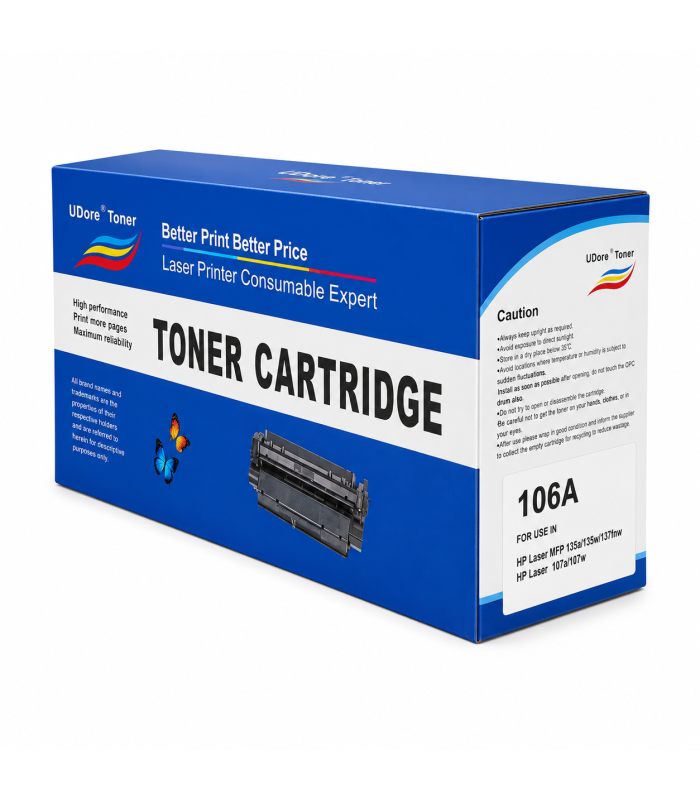UDore 106A Compatible Toner Cartridge for HP Laser - Black