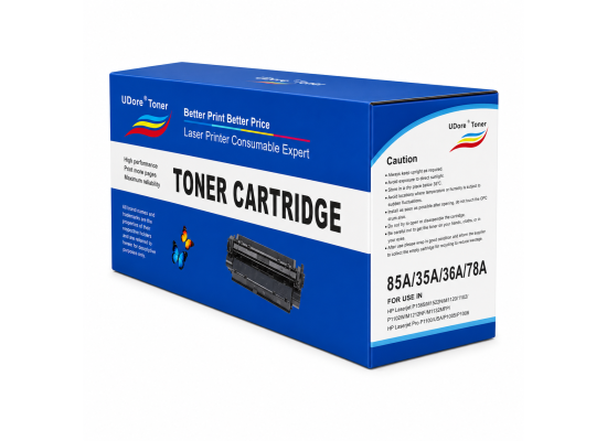 UDore Compatible HP 85A 35A 36A 78A Black Toner Cartridge for HP LaserJet Printers