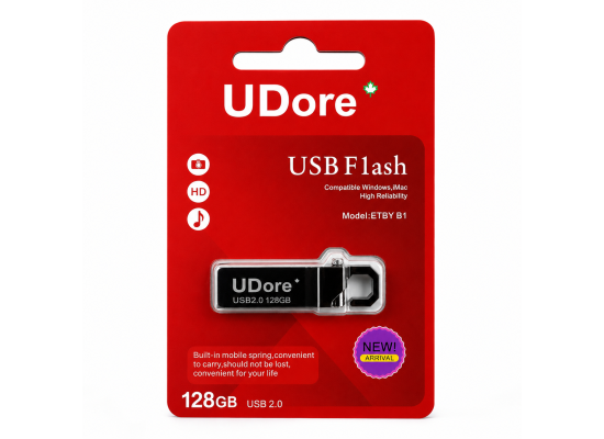 UDore 128GB USB 2.0 Flash Drive | Portable USB Memory Storage