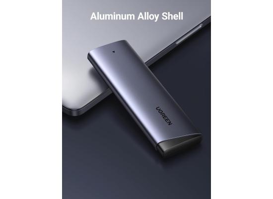 UGREEN M.2 NVMe SSD Enclosure 10Gbps USB 3.2 Gen 2 (10 Gbps) to NVME M-Key(B+M) Key Solid State Drive External Enclosure