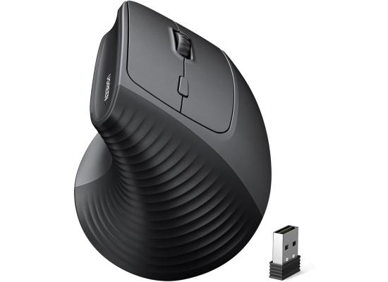 UGREEN Wireless Ergonomic Vertical Mouse, Bluetooth & 2.4G, 4000DPI Optical Tracking, 57° Ergonomic Angle, 6 Buttons, 4 Adjustable DPI Levels Silent - M571P 65042
