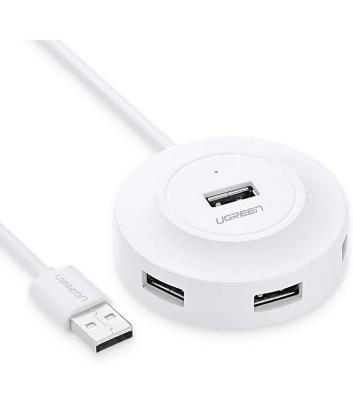 UGREEN USB 2.0 Hub 4-USB Ports white