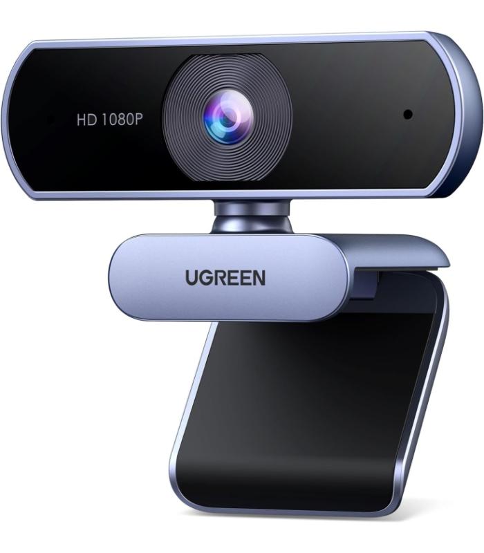 UGREEN CM678 15728 USB HD WEBCAM 1080P WITH MIC 2M CABLE For Mac,Windows and Android