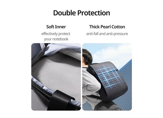 UGREEN Up to 15.6 inches Laptop Backpack B02 (Dark Gray) – LP664 - 90798
