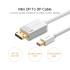 UGREEN 10477 Mini DisplayPort to DisplayPort Cable 1.5m