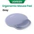 UGREEN LP668 Ergonomic Mouse Pad with Wrist Rest - Memory Foam, Non-Slip - Grey