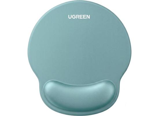 UGREEN Ergonomic Mouse Pad with Wrist Rest - Memory Foam, Non-Slip, Mint Green