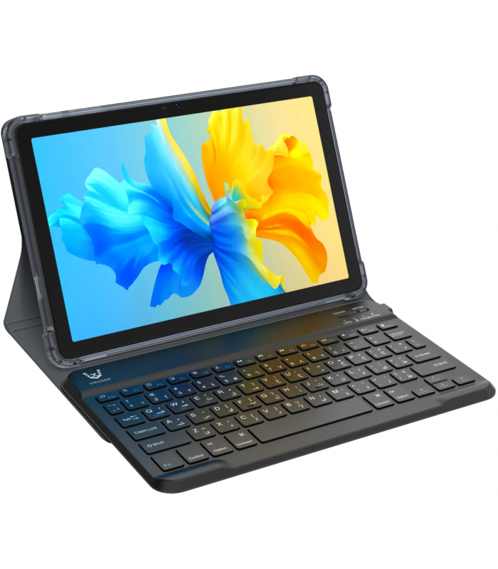 VIKUSHA Tablet V-M1 - 10.1" HD - 8GB (4G + 4G) RAM + 128GB ROM - 6000mAh (Keyboard + Stand Cover + Screen Protectors)