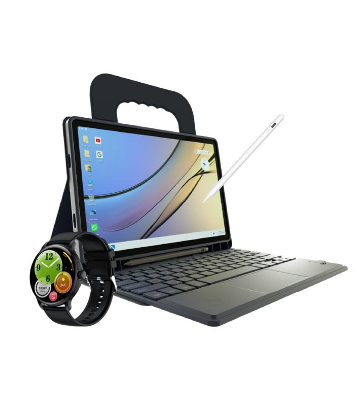 VIKUSHA Tablet V-Z80 Plus -10.95" -  12GB+12GB RAM-256GB ROM - 8500mAh - 4G Dual SIM (V70 Smart Watch + Stylus Pan + Keyboard + Stand Cover + Two Screen Protectors)